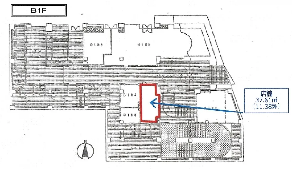 麹町クリスタルシティ B1 フロア図面 11