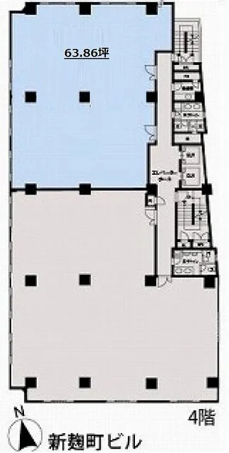 新麹町ビル 4 フロア図面 11