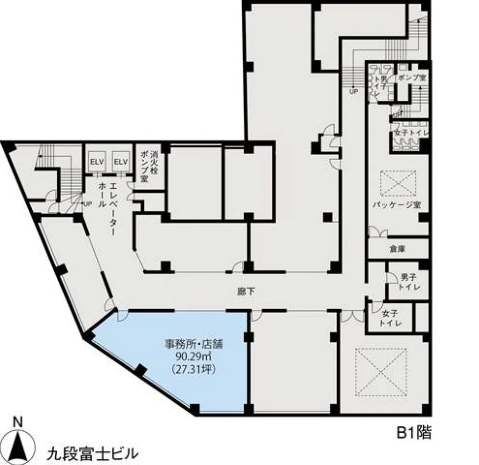 東京建物神保町ビル B1 フロア図面 7