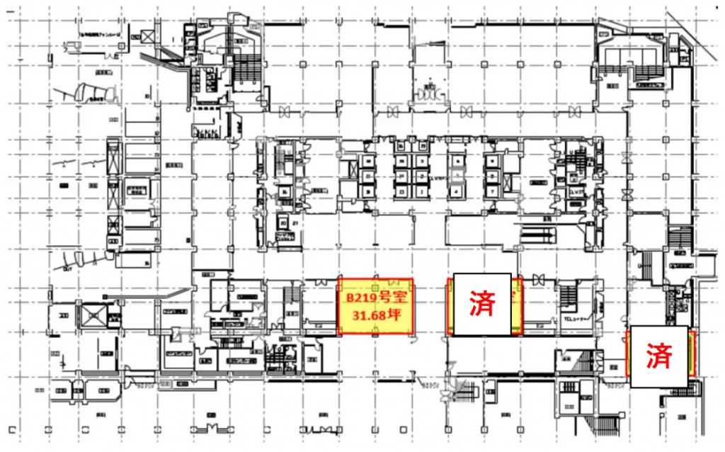 富国生命ビル B2 フロア図面 11