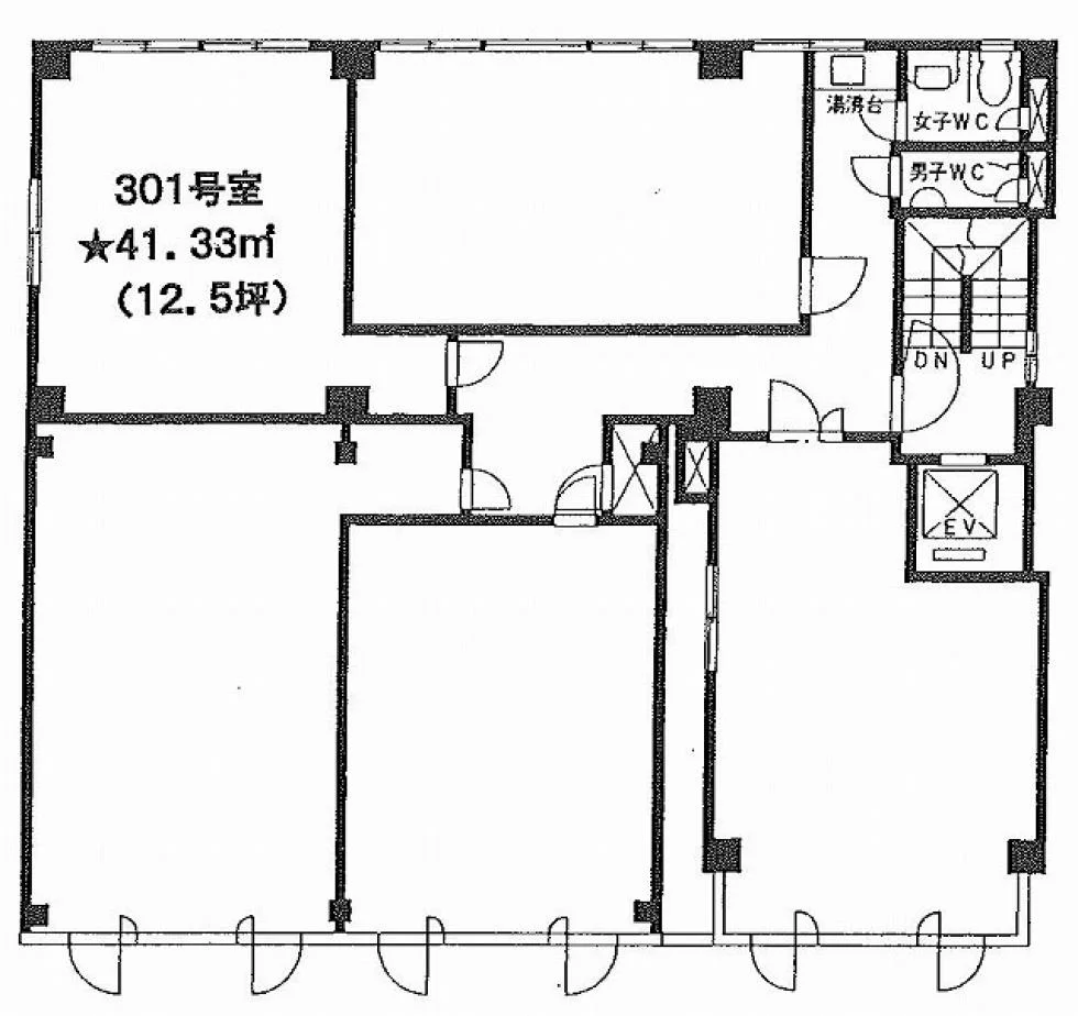 東邦センタービル 2 フロア図面 1