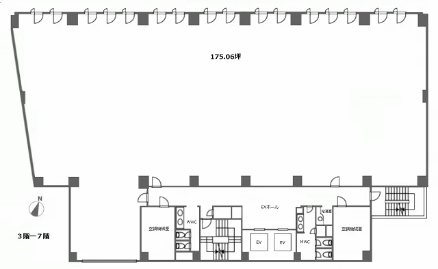 サウスヒル永田町 3 フロア図面 12