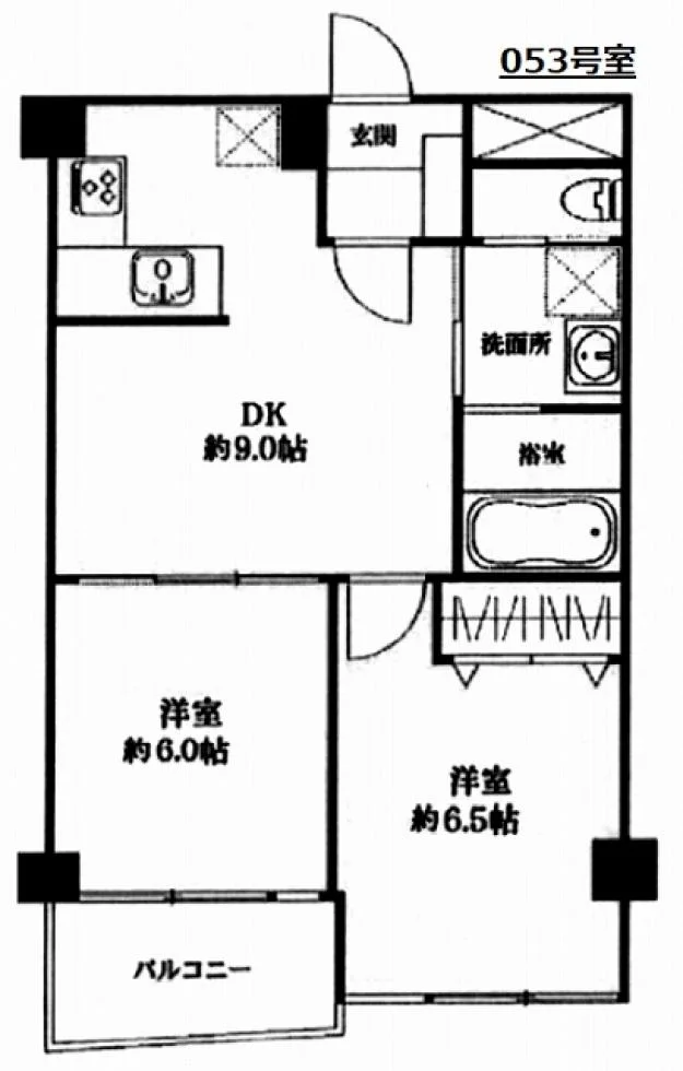 ドミール五番町ビル 5 フロア図面 5