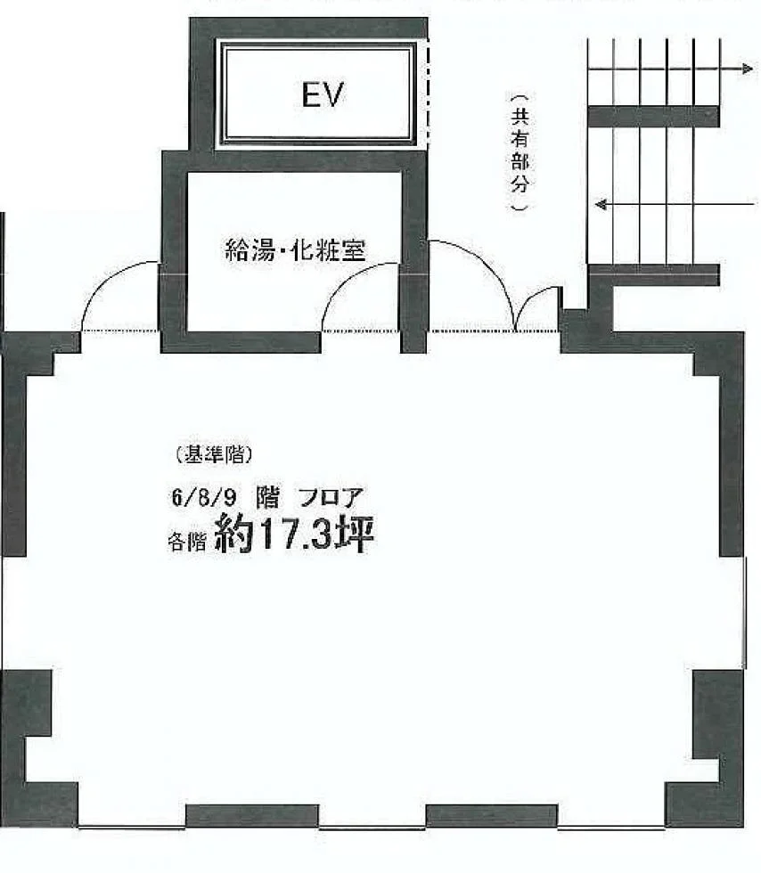 リベラ岩本町 6 フロア図面 9