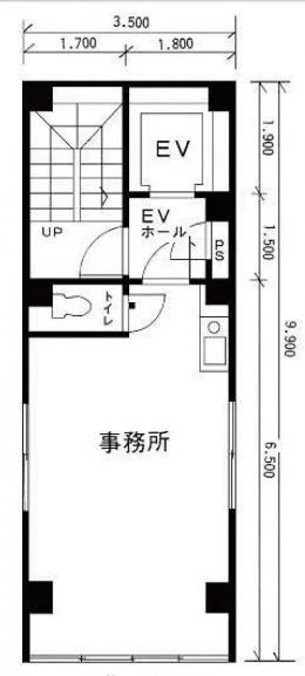 山崎ビル 3 フロア図面 7