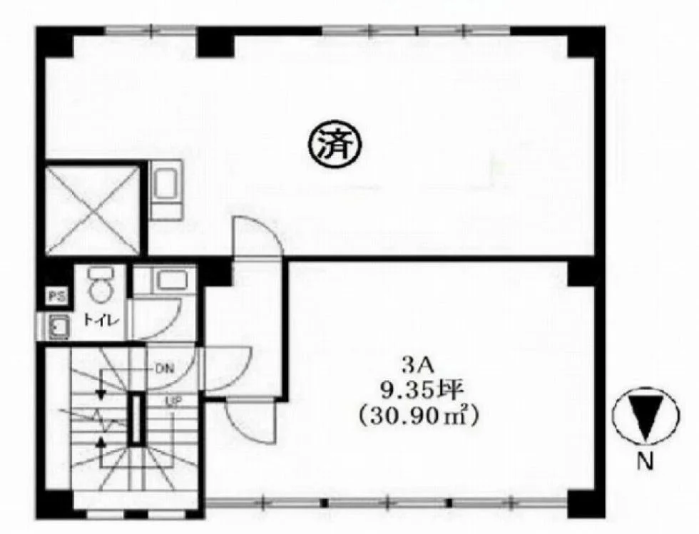 西岡第2ビル 3 フロア図面 4