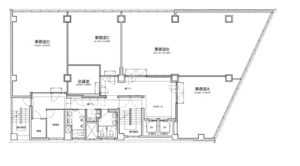 神田岩本町プラザビル 5 フロア図面 9