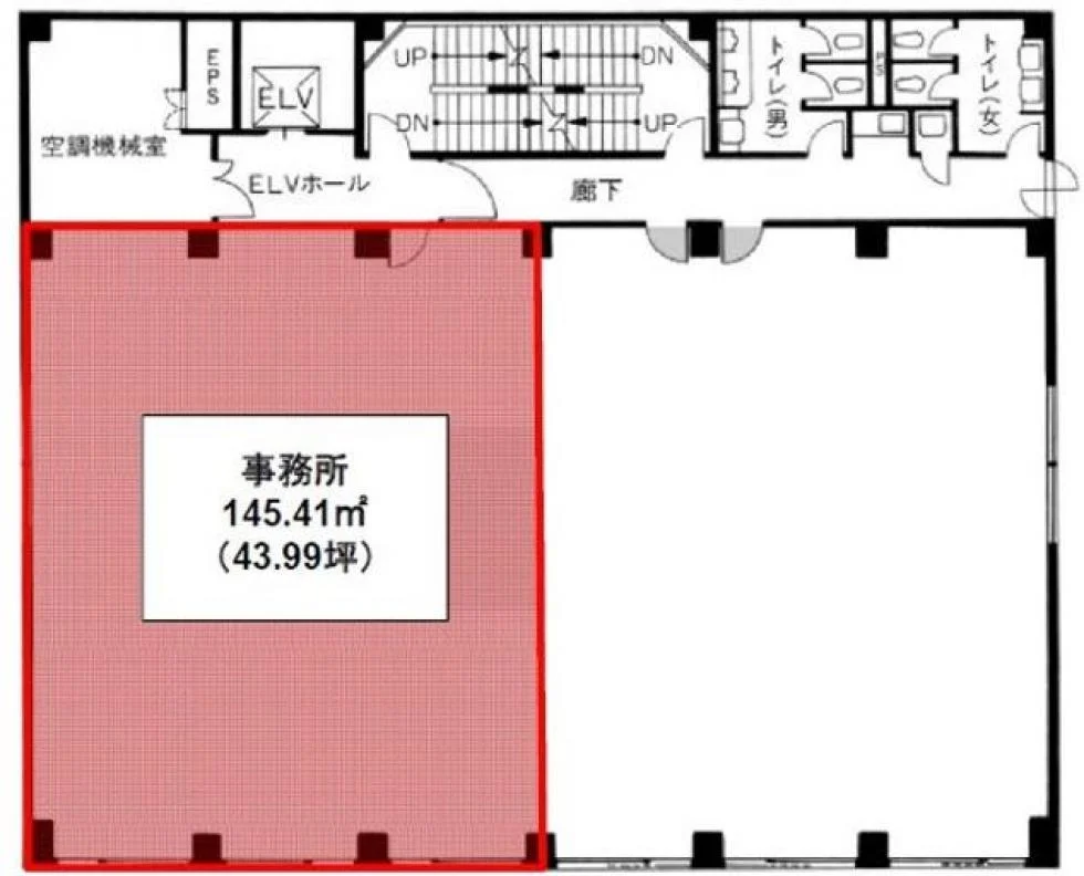 二番町大沼ビル 2 フロア図面 5