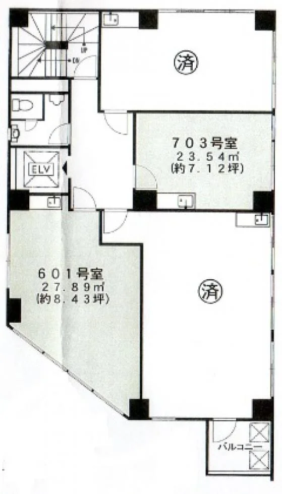 喜助九段ビル 6 フロア図面 11