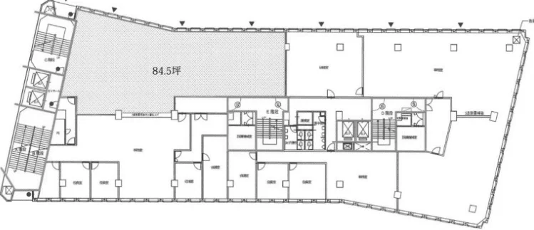 千代田会館ビル 3 フロア図面 9