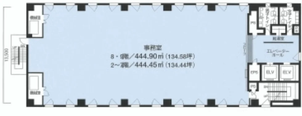 光文恒産ビル 8 フロア図面 6