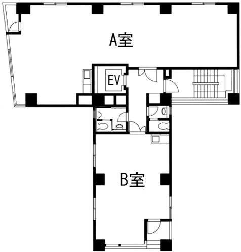 サンデンビル 5 フロア図面 1