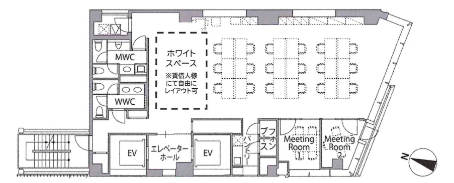 Bizflex神田 12 フロア図面 17