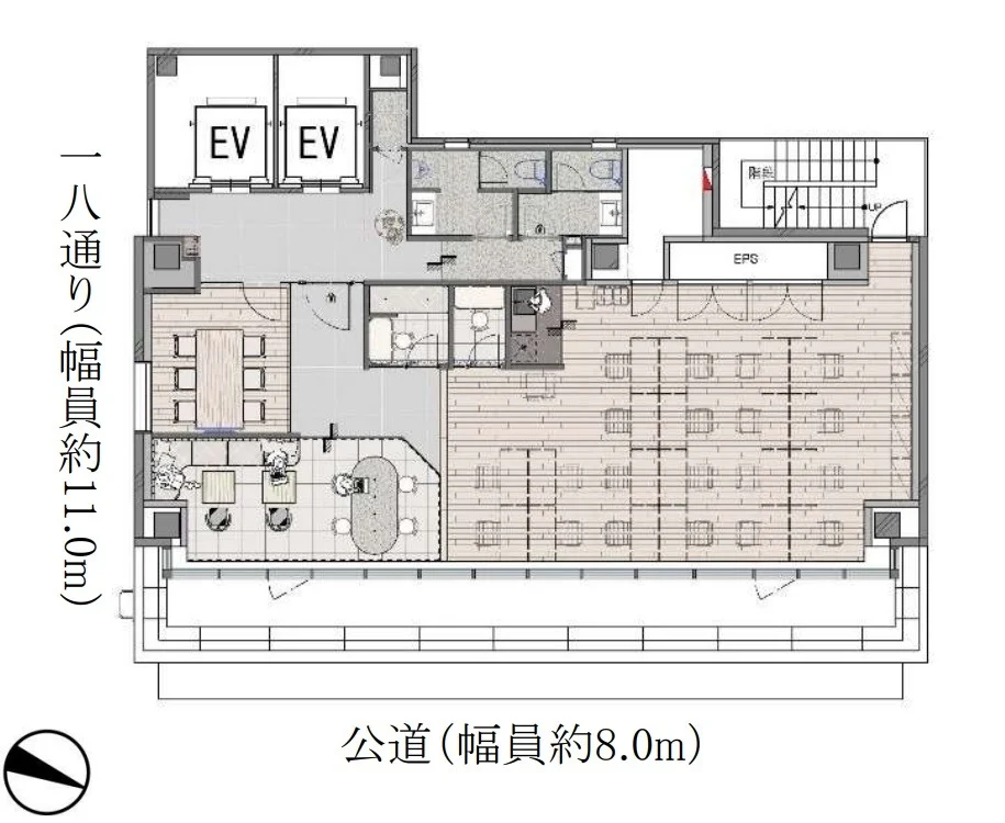 THE CROSS神田 8 フロア図面 21