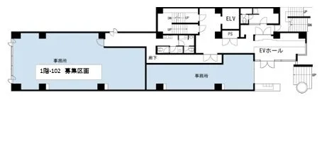 KDX神田北口ビル 1 フロア図面 34