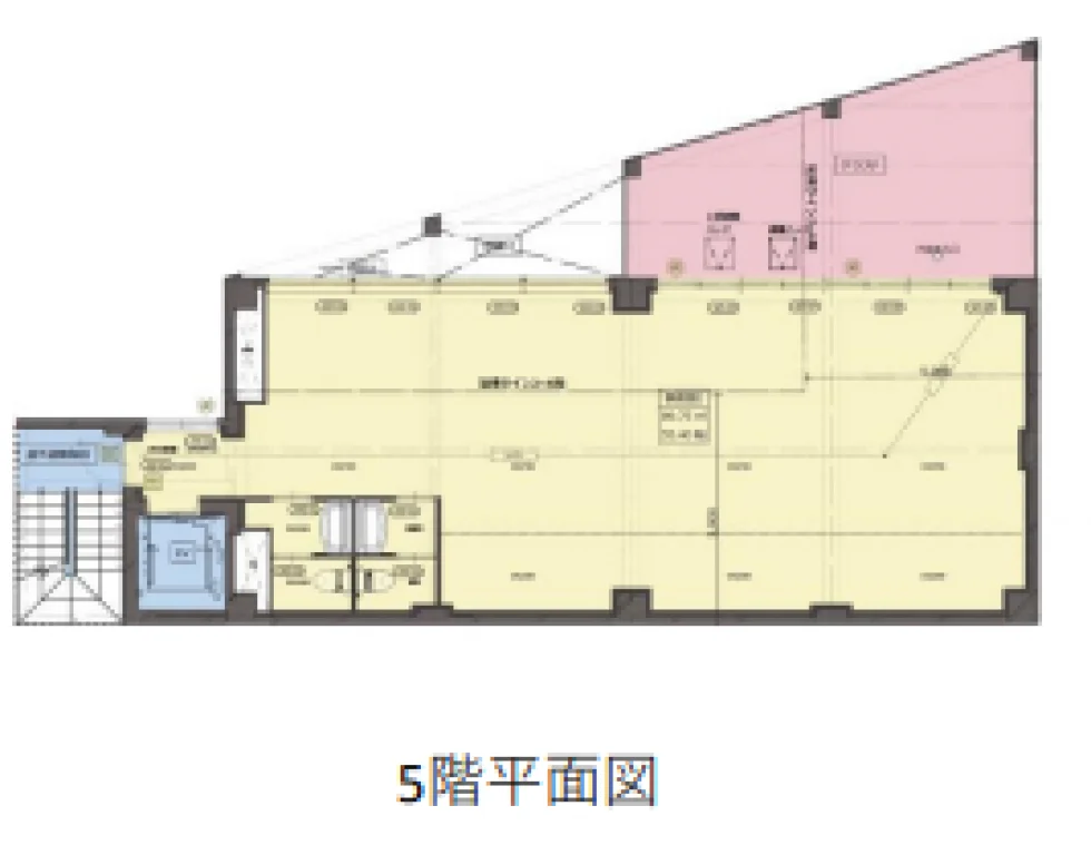 プライムオフィス平河町 6 フロア図面 1
