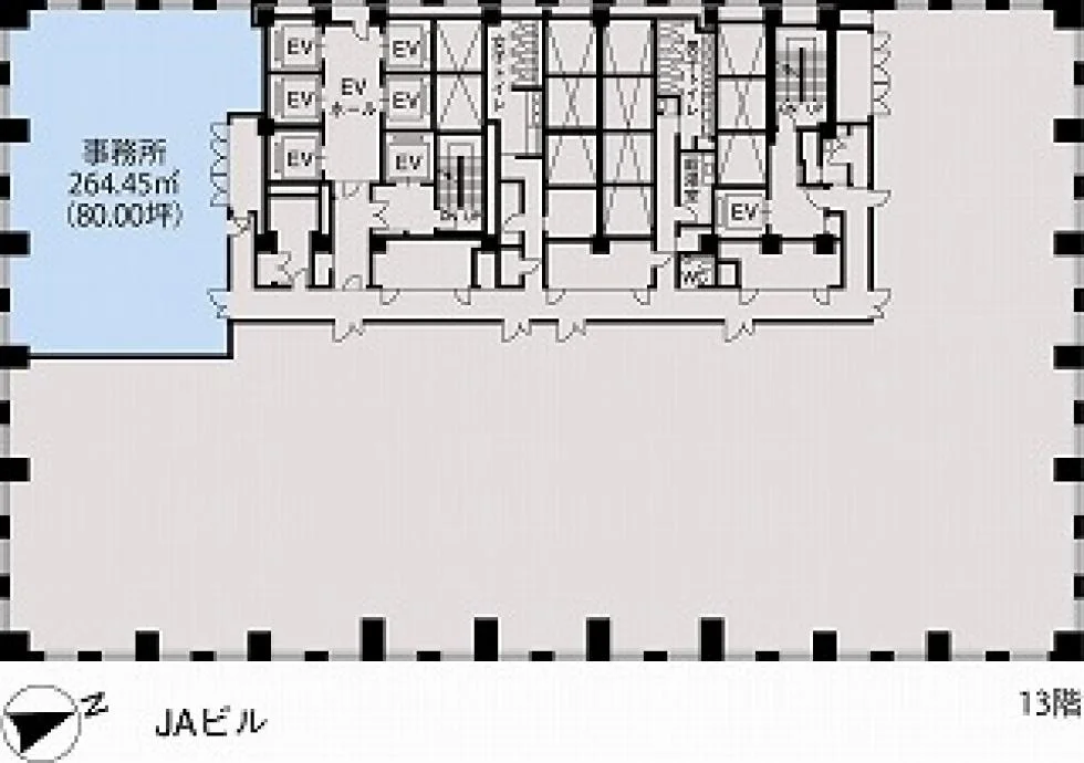 JAビル 13 フロア図面 25