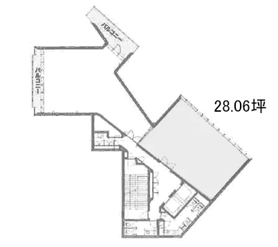 神田小川町三丁目ビル 7 フロア図面 1