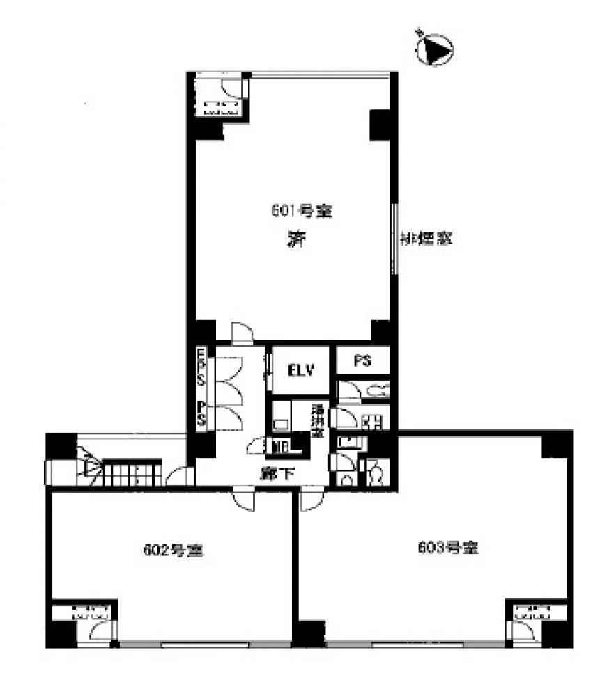 NIT築地ビル 6 フロア図面 9