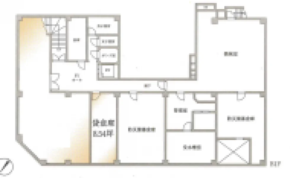 AIC共同ビル・人形町 B1 フロア図面 5
