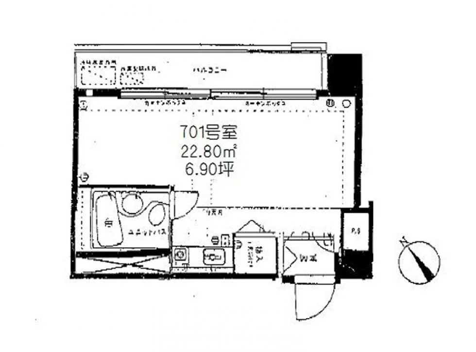 ラポール茅場町三恵ビル 7 フロア図面 6