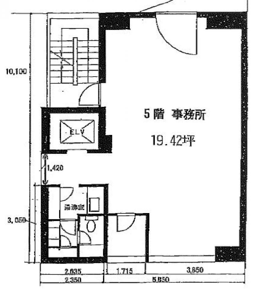 106 GINZA BLDG 7 フロア図面 5