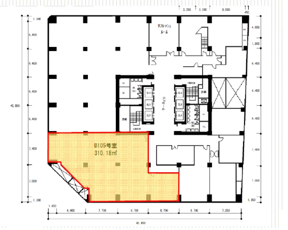 八重洲三井ビル 1 フロア図面 7