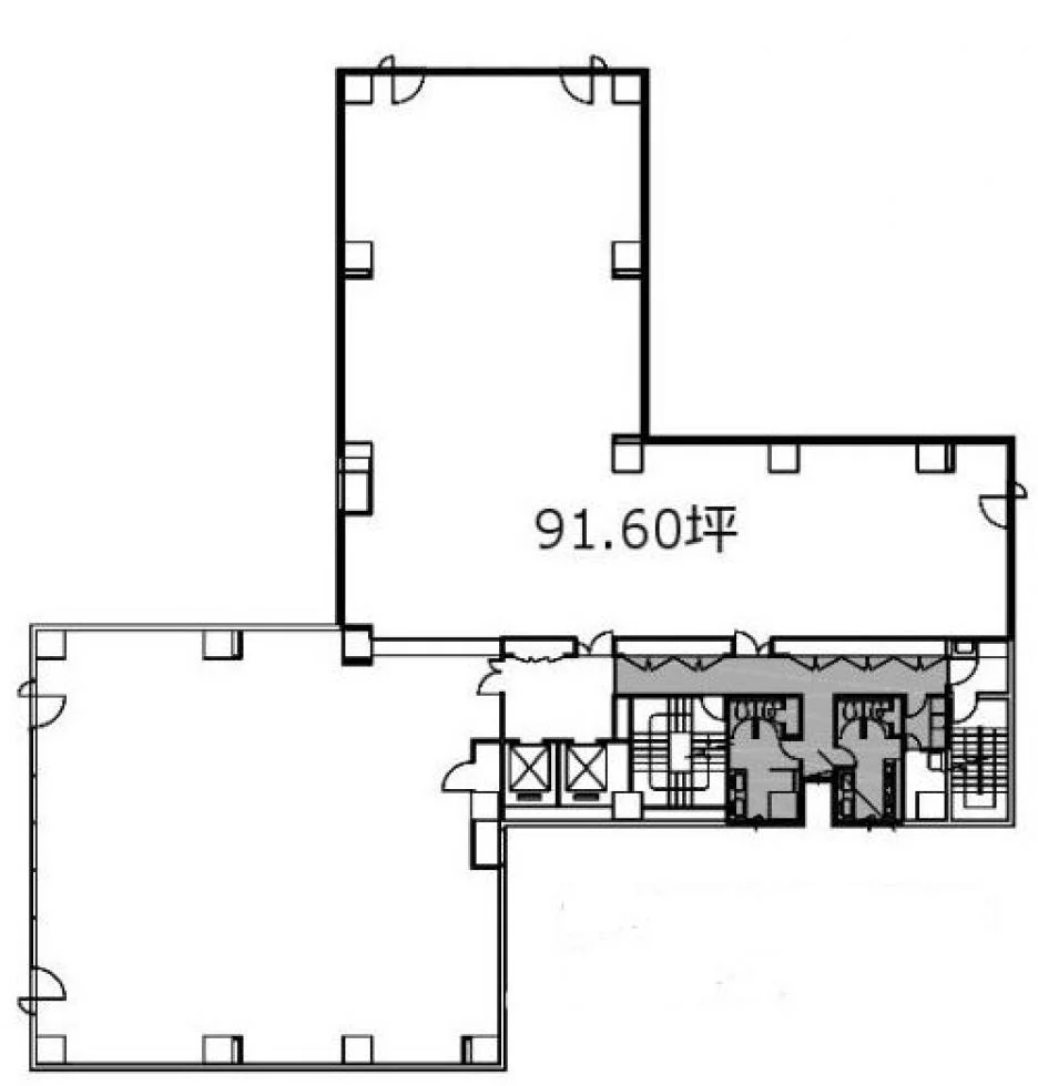 JRE茅場町2丁目ビル 4 フロア図面 11
