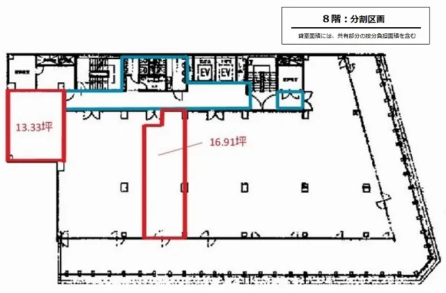 コリドースクエア銀座7丁目 8 フロア図面 5