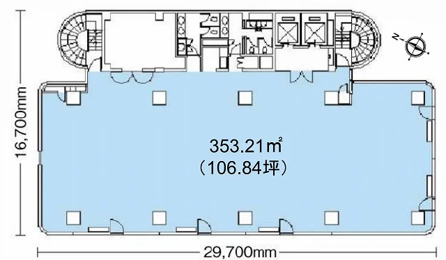 茅場町1丁目 8 フロア図面 1