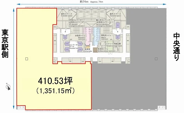京橋エドグラン 9 フロア図面 15