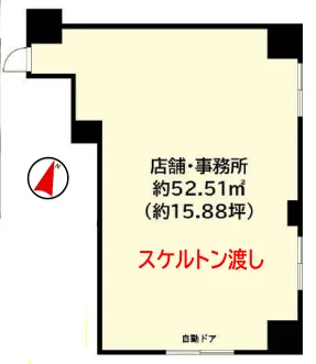 アスカ日本橋小伝馬町ビル 1 フロア図面 1