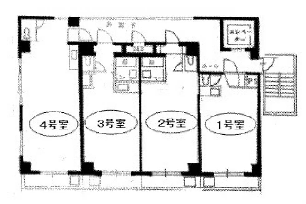 メゾンド平和田ビル 3 フロア図面 7