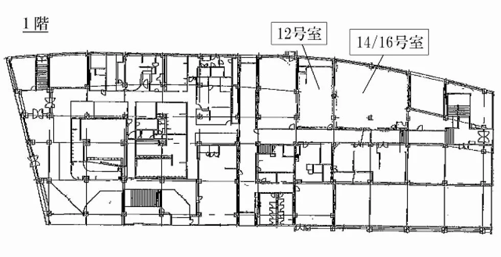 銀座インズ3(北有楽ビル) 1 フロア図面 9