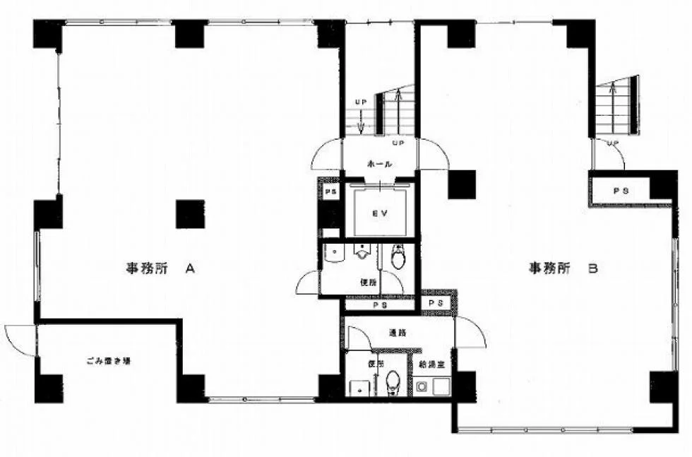 京橋長岡ビル 1 フロア図面 5