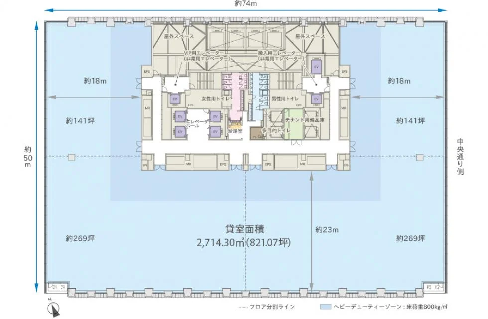 京橋エドグラン 20 フロア図面 15