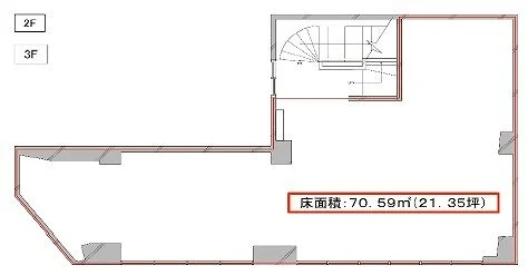 横山町ビル 2 フロア図面 7
