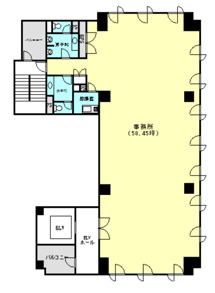 新富センタービル 8 フロア図面 11