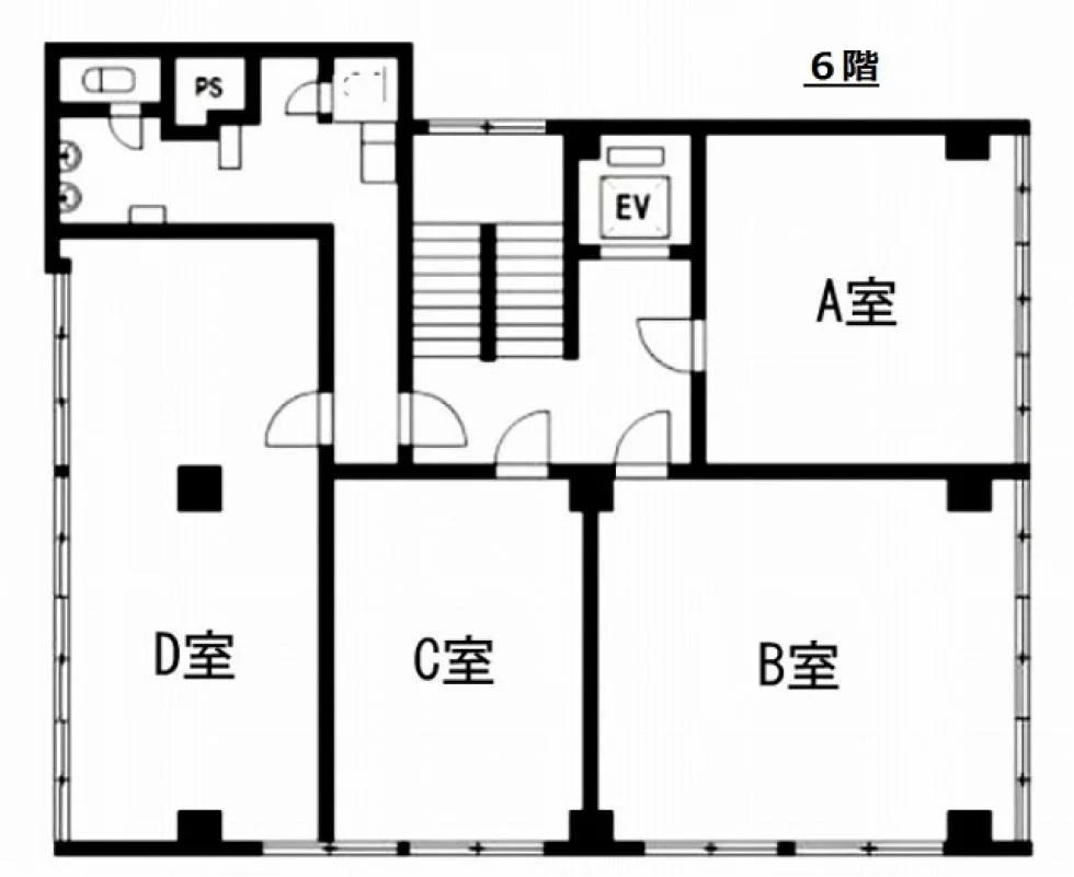 土屋ビル 6 フロア図面 5