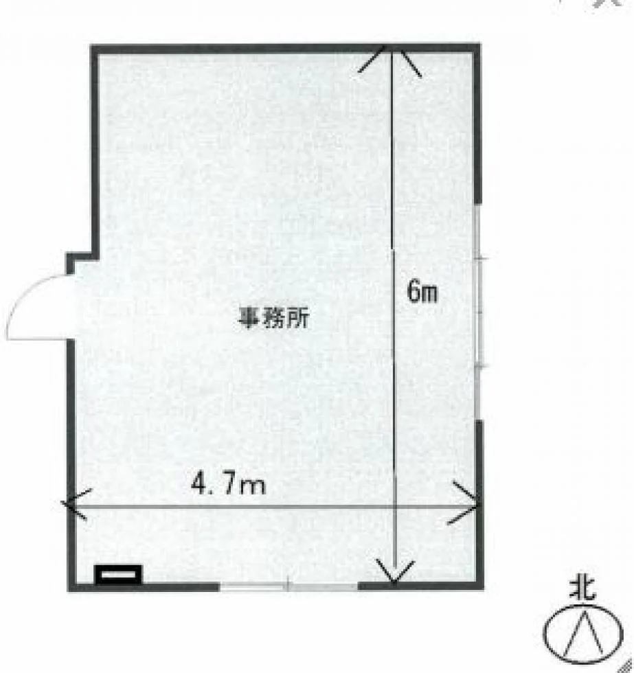 八重洲優和ビル 6 フロア図面 1