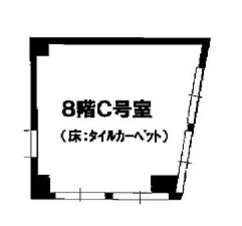 城辺橋ビル 8 フロア図面 9
