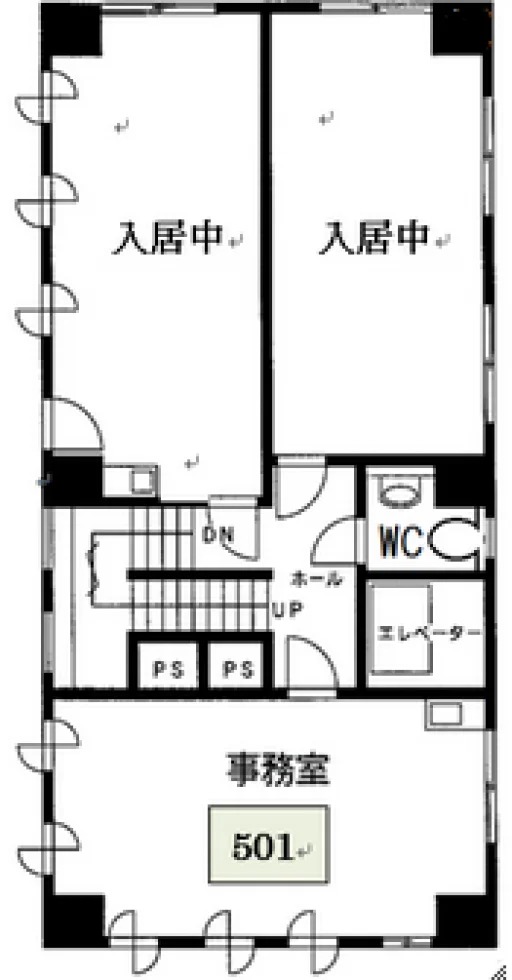 セントラルビル 5 フロア図面 9