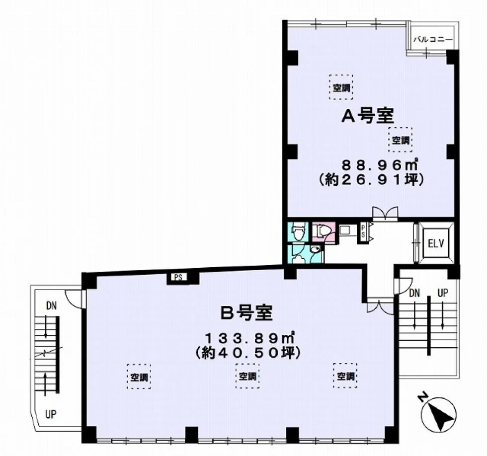 茅場町K-1ビル 5 フロア図面 9