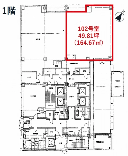 FOREFRONT TOWERⅡ(フォアフロントタワーⅡ) 1 フロア図面 6