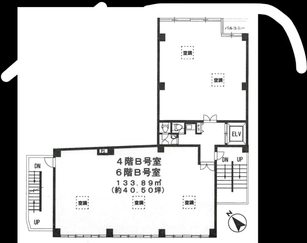 茅場町K-1ビル 4 フロア図面 9