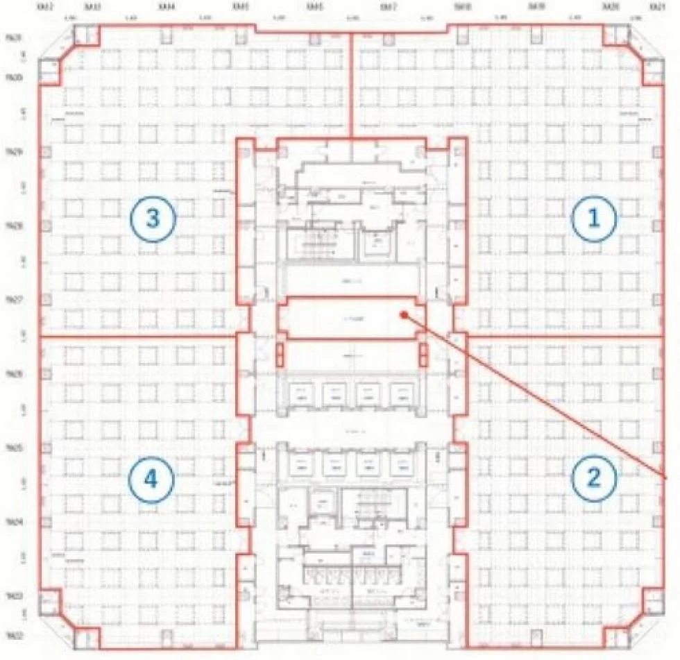晴海アイランドトリトンスクエアオフィスタワーZ 29 フロア図面 5