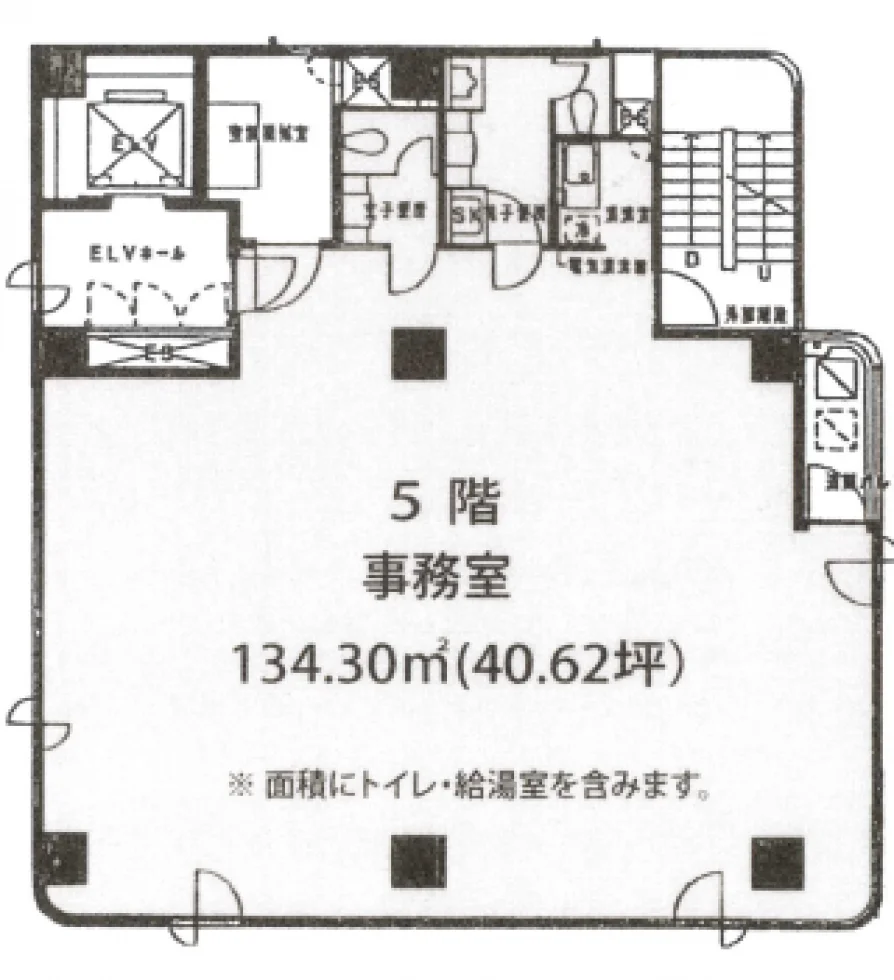 日本橋人形町石井ビル 5 フロア図面 5