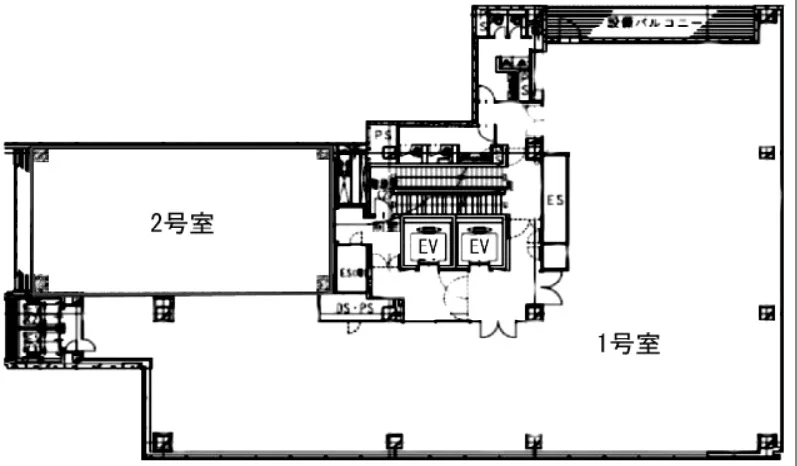 京橋創生館 4 フロア図面 9