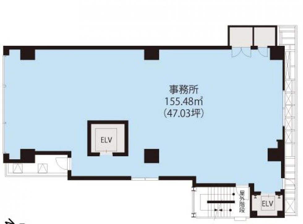 JPR銀座並木通りビル 4 フロア図面 7