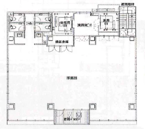 合人社江戸日本橋ビル 1階2階メゾネット フロア図面 11